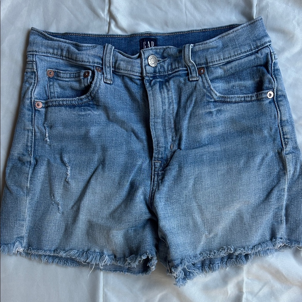GAP Women's high rise cutoff 4” Jean Shorts